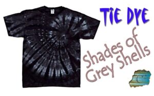 tie dye gray shirt